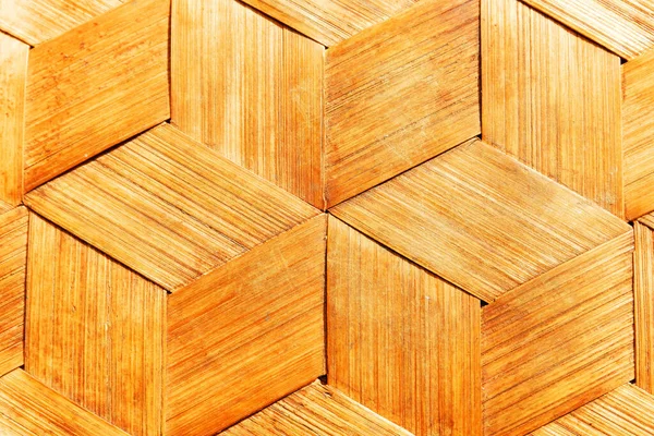 Madera Bambú Tejido Montaje Delgado Patrón Estrella — Foto de Stock