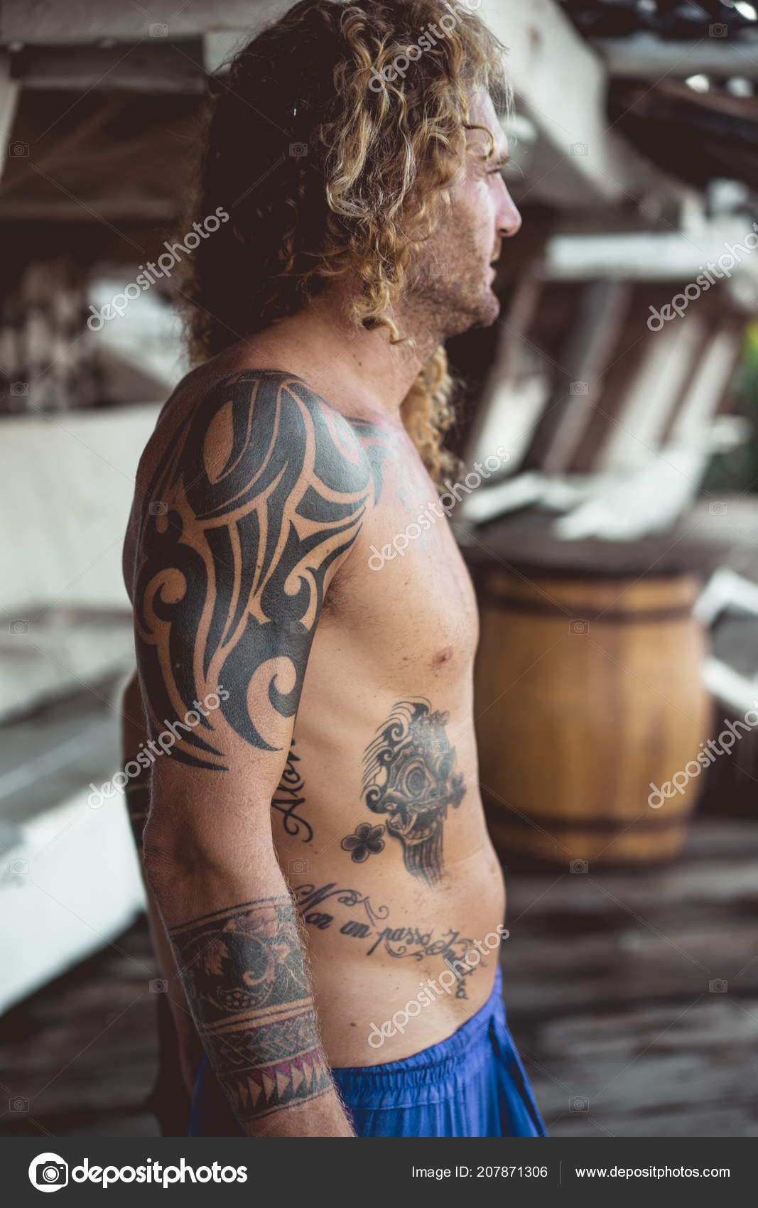 Guys with Long Hair and Tattoos: Bold & Unapologetic