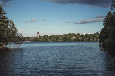 Cityscape bakış. manzara, Stockholm, İsveç.