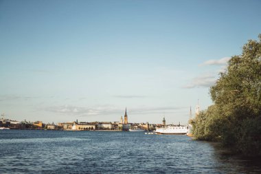 Cityscape bakış. manzara, Stockholm, İsveç.