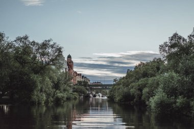 Cityscape bakış. manzara, Stockholm, İsveç.