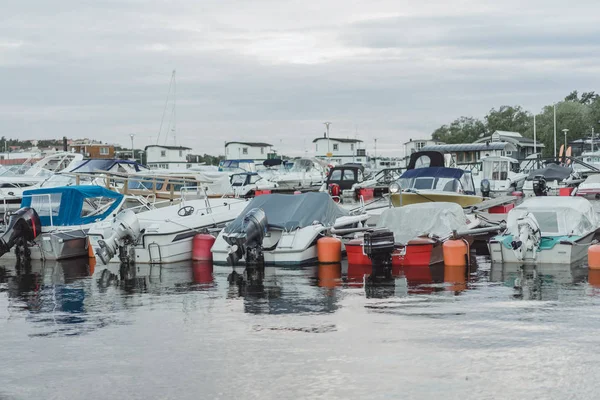 Yachthafen Stockholm Schweden — Stockfoto