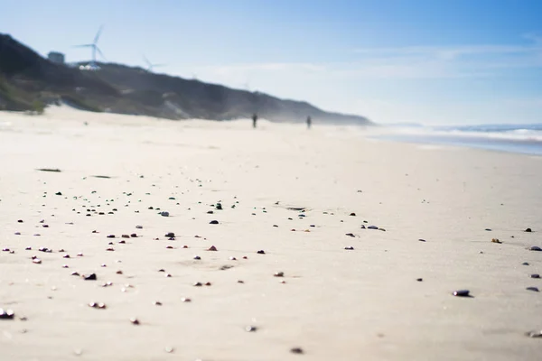 Malerischer Blick Auf Die Küste Des Ozeans Hintergrund Nazare Portugal — Stockfoto