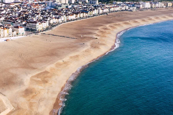 Apus Soare Ocean Portugalia Nazar — Fotografie, imagine de stoc