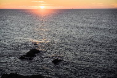 okyanus, Portekiz, Nazar on Sunset. 