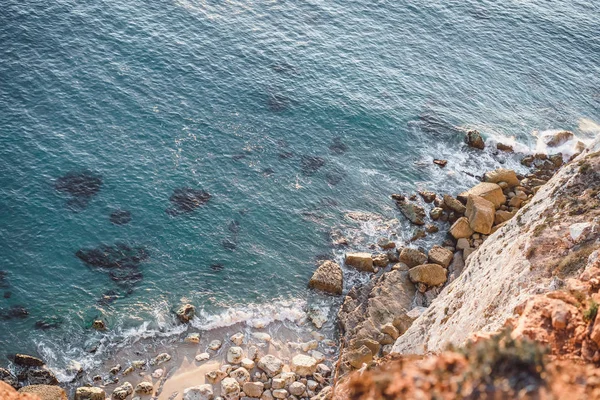 Tramonto Sull Oceano Portogallo Nazar — Foto stock gratuita