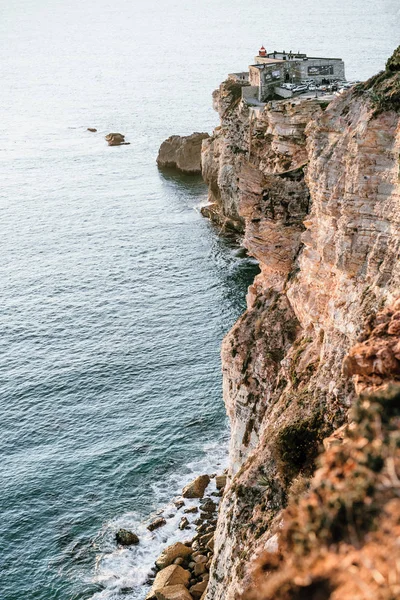 Apus Soare Ocean Portugalia Nazar — Fotografie de stoc gratuită