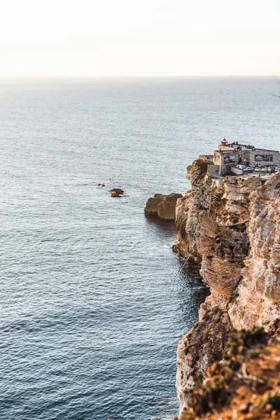 Sunset Ocean Portugal Nazar — Stock Photo, Image