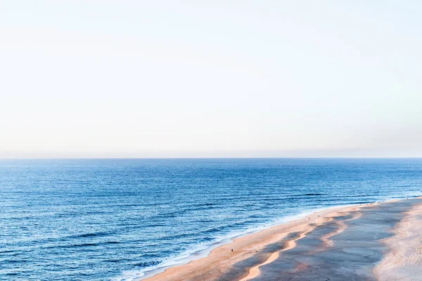 Apus Soare Ocean Portugalia Nazar — Fotografie, imagine de stoc