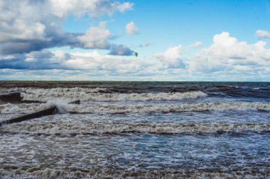 soğuk Baltık Denizi kiting