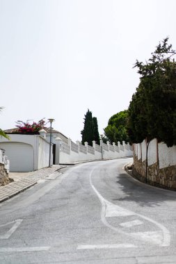 Güney İspanya'nın küçük bir kasabasında rahat sokaklarında. Andalusia.