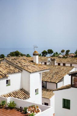 Güney İspanya'nın küçük bir kasabasında rahat sokaklarında. Andalusia.