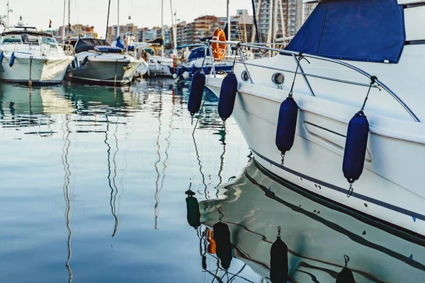 Private Yachts Port Sunny Day Spain — Stock Photo, Image