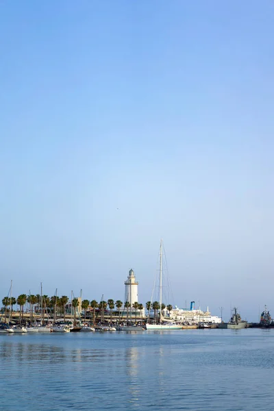 Málaga Vista Del Paseo Marítimo — Foto de Stock