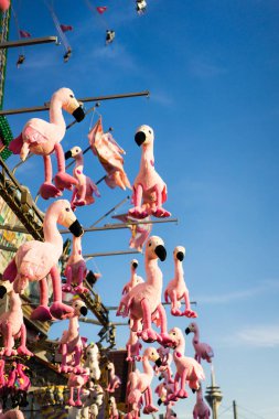 Eğlence Parkı, carousel, güneşli bir gün
