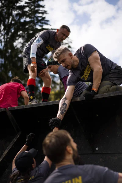 Bison Race Obstacle Race Sports Competition Belarus May 2019 — Stock Photo, Image