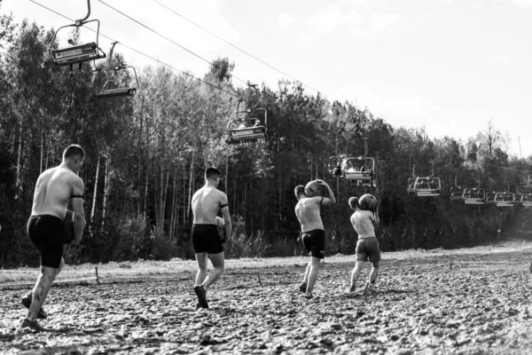 比森赛 障碍赛 体育比赛 白俄罗斯 2019年5月 — 图库照片