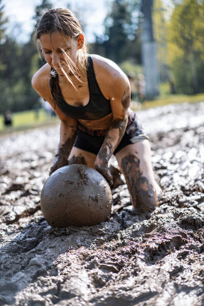 Bison Race - Obstacle Race, Sports Competition, Belarus, May 2019