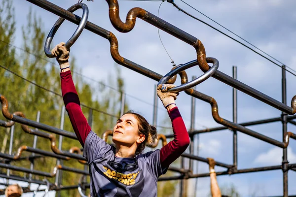 Bison Race Obstakel Race Sportcompetitie Wit Rusland Mei 2019 — Stockfoto