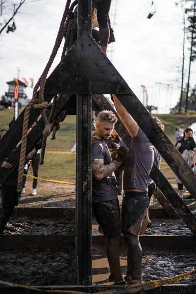 バイソンレース 障害物レース スポーツ競技 ベラルーシ 2019年5月 — ストック写真