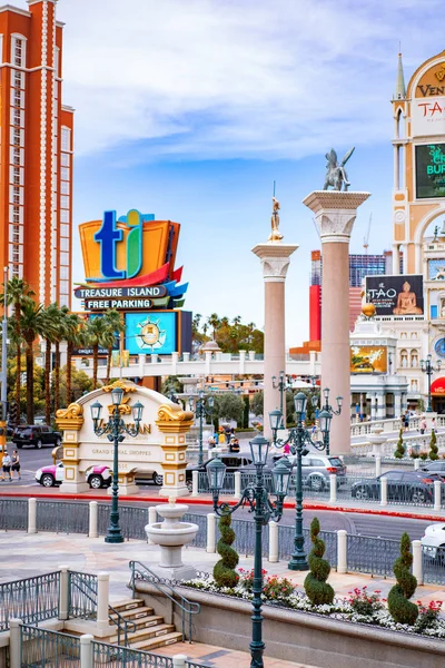 Las Vegas Utsikt Staden Venedig Miniatyr — Stockfoto