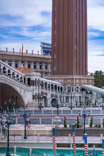 Las Vegas Şehir Manzarası Minyatür Venedik — Stok fotoğraf