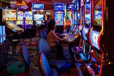 Las Vegas, Abd'de bir kumarhanede kız