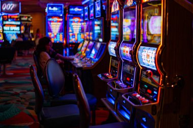 Las Vegas, Abd'de bir kumarhanede kız