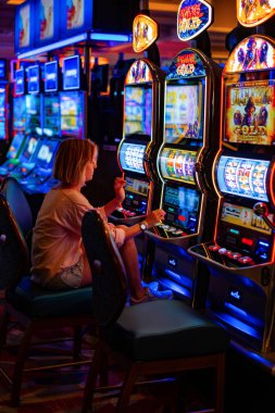 Las Vegas, Abd'de bir kumarhanede kız