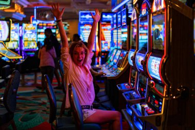 Las Vegas, Abd'de bir kumarhanede kız