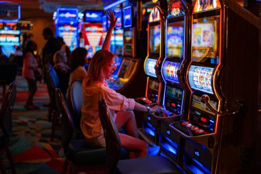 Las Vegas, Abd'de bir kumarhanede kız