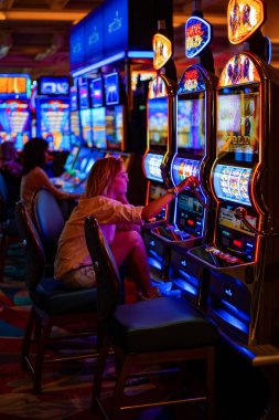 Las Vegas, Abd'de bir kumarhanede kız