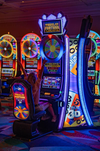 Girl Casino Las Vegas Usa — Stock Photo, Image