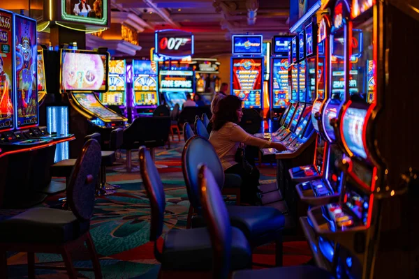 Girl Casino Las Vegas Usa — Stock Photo, Image