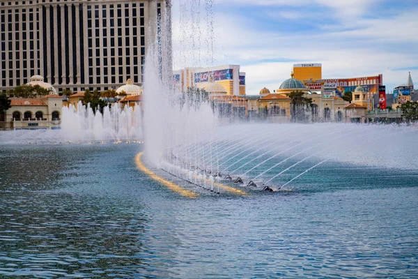 Sjungande Fontäner Bellagio Las Vegas — Stockfoto