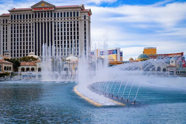 Sjungande Fontäner Bellagio Las Vegas — Stockfoto