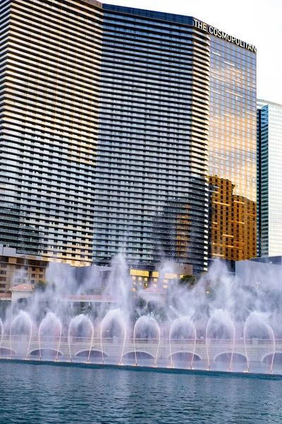 Singing Fountains Bellagio Las Vegas — Stock Photo, Image