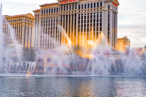 Sjungande Fontäner Bellagio Las Vegas — Stockfoto