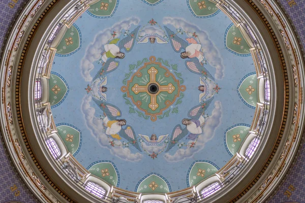 Iglesia Ortodoxa Interior Murales Pintura — Foto de Stock