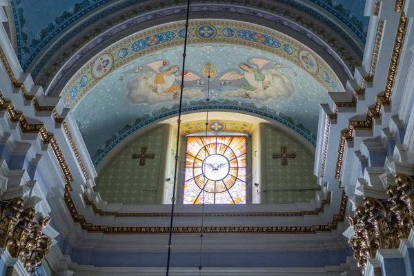 Iglesia Ortodoxa Interior Murales Pintura — Foto de Stock