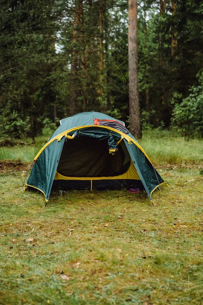 Tiendas Campaña Concepto Vida Camping —  Fotos de Stock