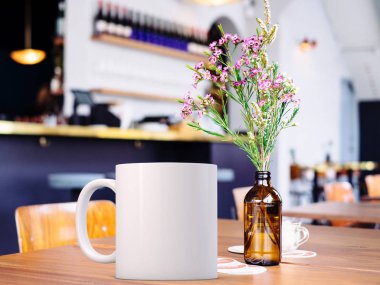 beyaz kahve bardağı mockup