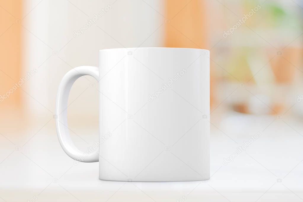 White Mug Mockup. Perfect for businesses selling mugs, just over