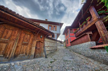 Koprivshtitsa 'da eski bir cadde