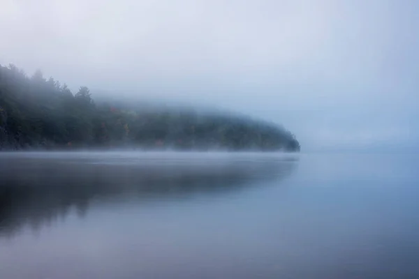 Foggy Morning Canadian Nature — Stock Photo, Image