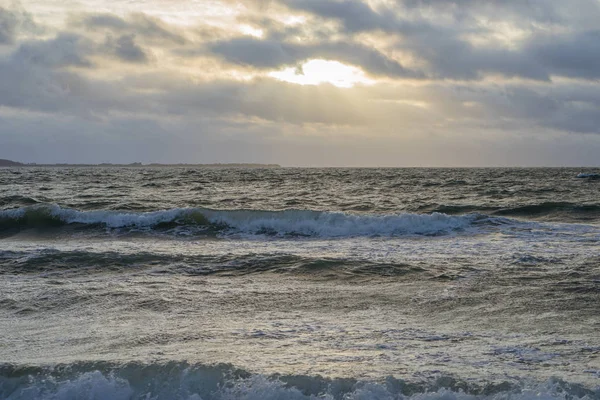 Vlny Pěnového Spreje Oceánu — Stock fotografie