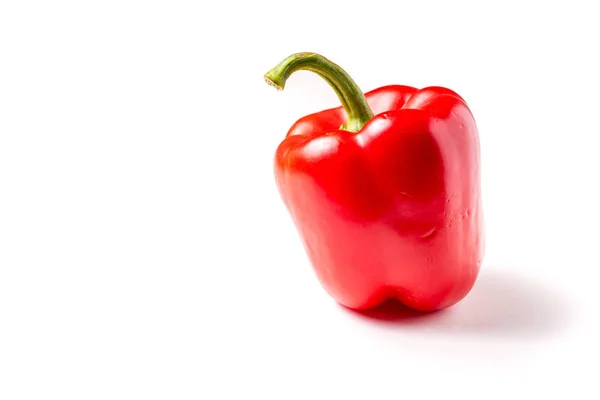 Red Organic Snack Pepper Bellpepper Isolated White Background — Stock Photo, Image