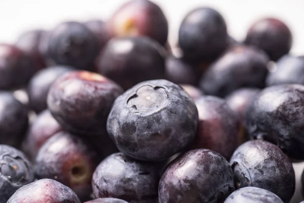 Köstliche Reife Bio Blaubeere Nahaufnahme Und Hintergrund — Stockfoto