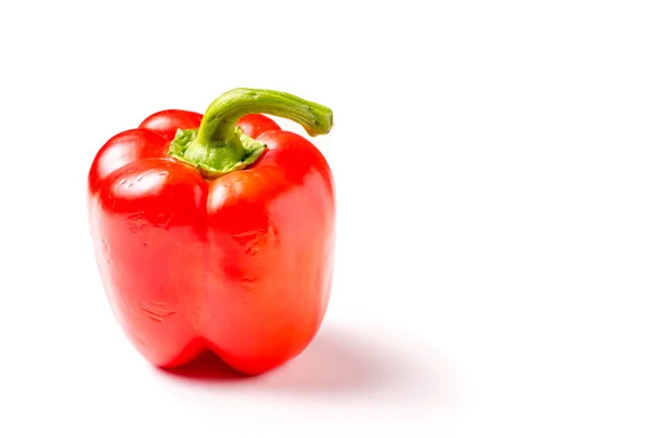 Red Organic Snack Pepper Bellpepper Isolated White Background Royalty Free Stock Photos
