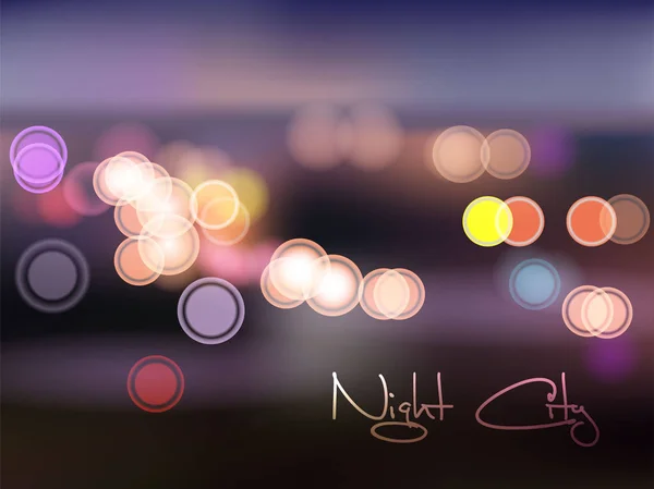 Nuit Ville Contexte Illustration Stock — Image vectorielle